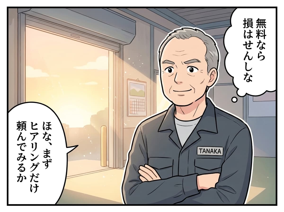 田中社長の決断: ほな、頼んでみるか