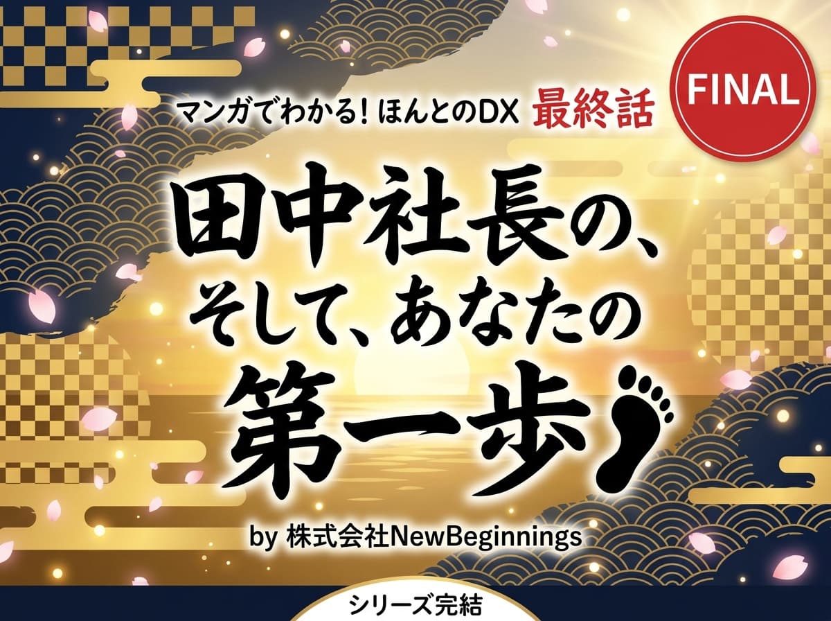 第8話: 田中社長の、そして、あなたの第一歩