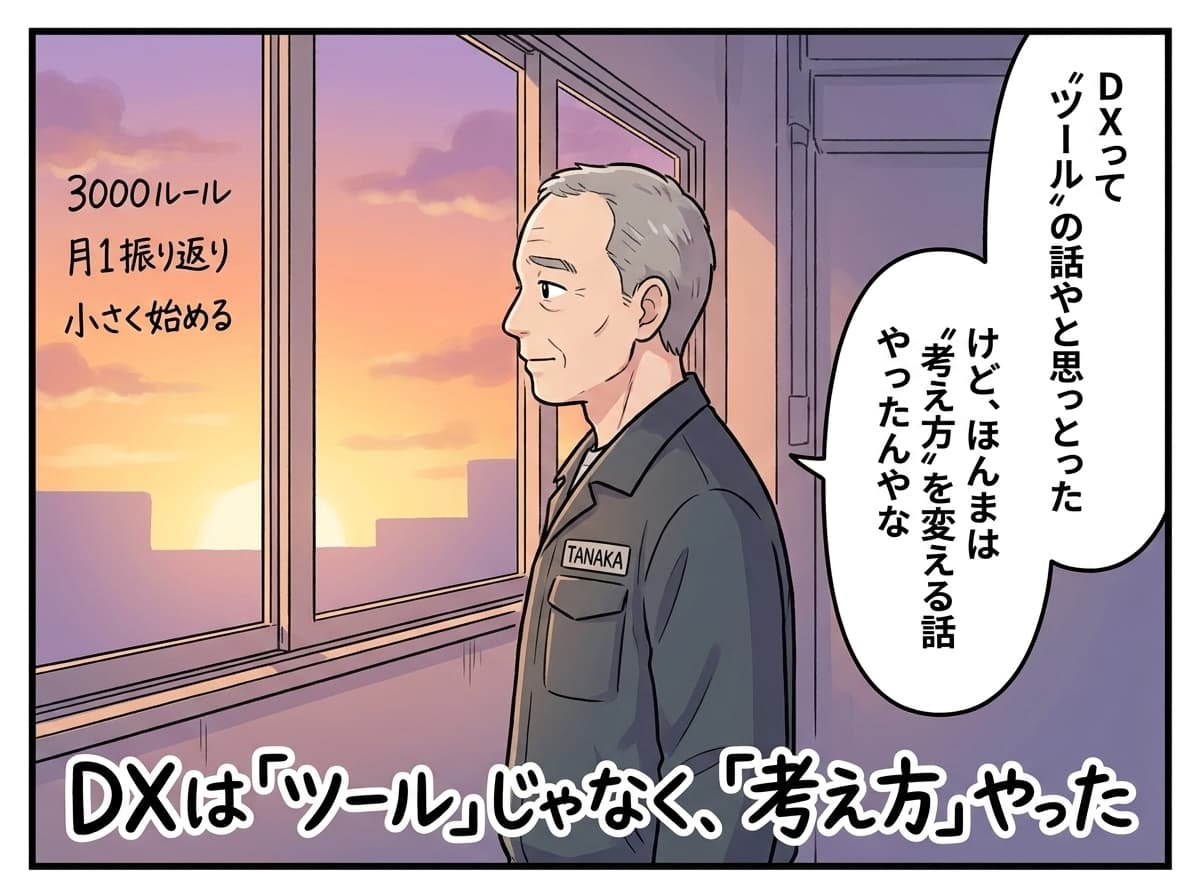 DXはツールじゃなく、考え方やった