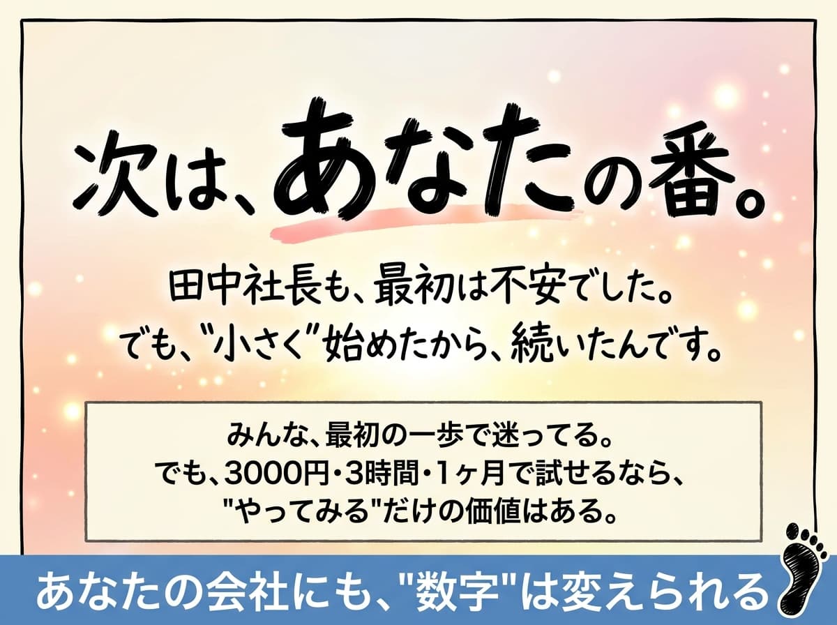 次は、あなたの番。