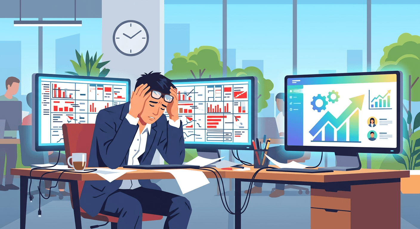 「Excel管理の限界」大分の中小企業が業務システムに切り替えるタイミング — アプリ開発