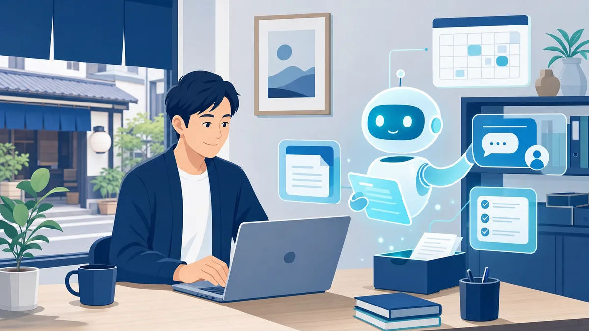 「人を雇う前に、AIの社員を」｜一人社長が事務をAIに手放した話と、御社への導入【2026】 — AI