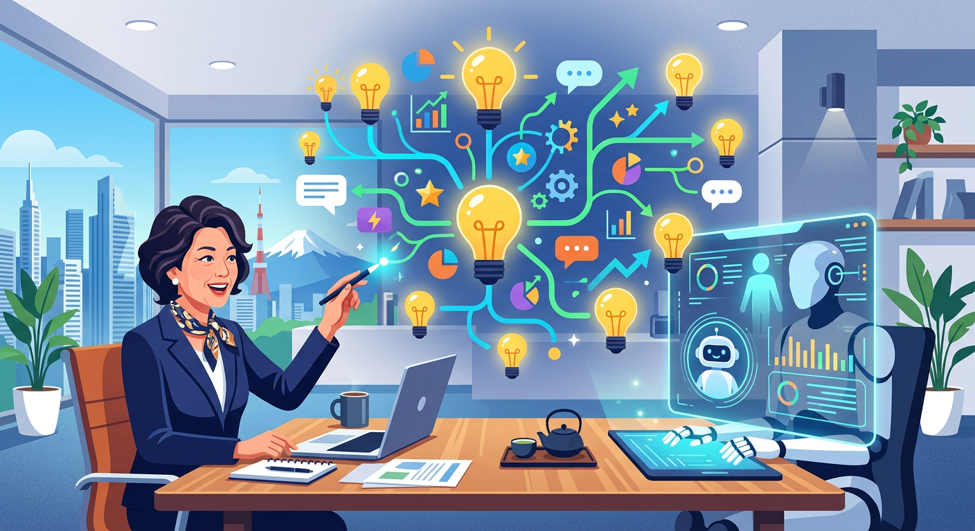 経営のアイデア出しや壁打ちにもChatGPTは活躍する