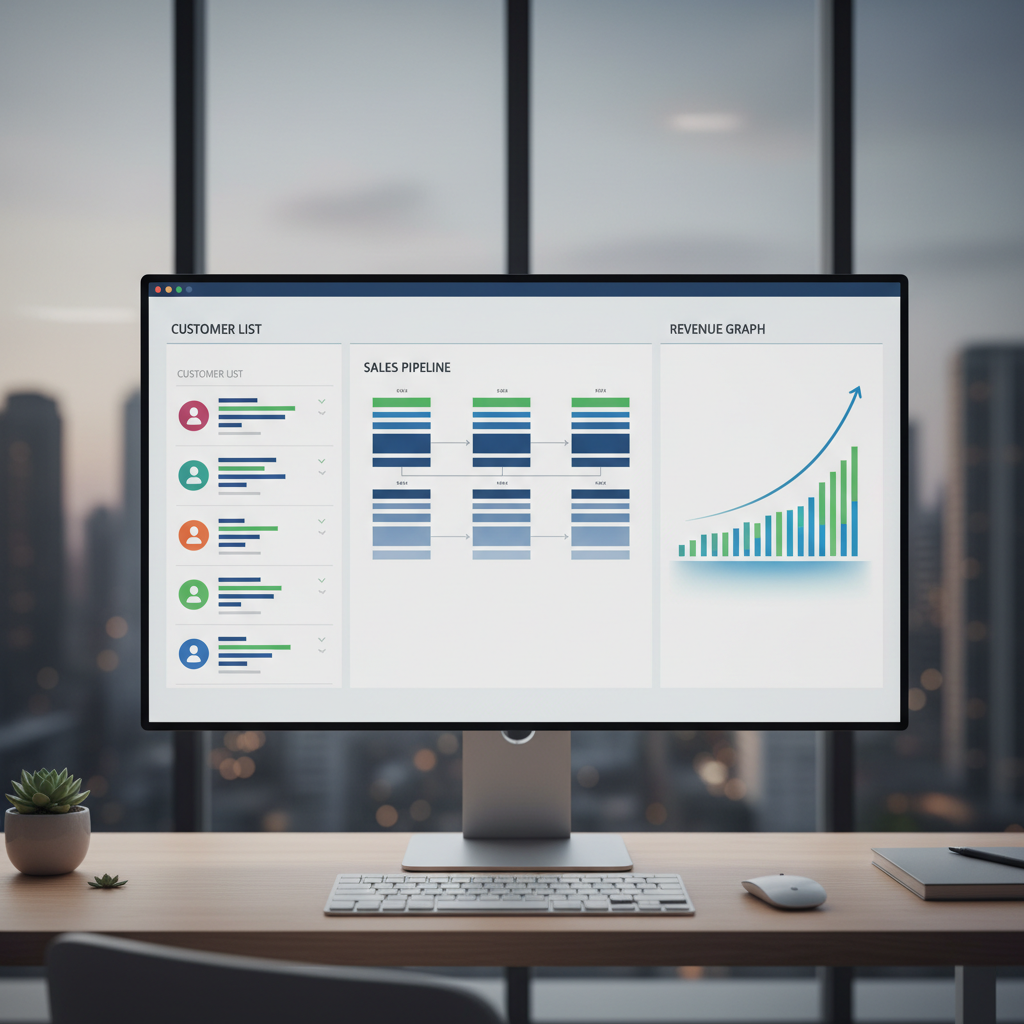 CRM顧客管理ダッシュボード