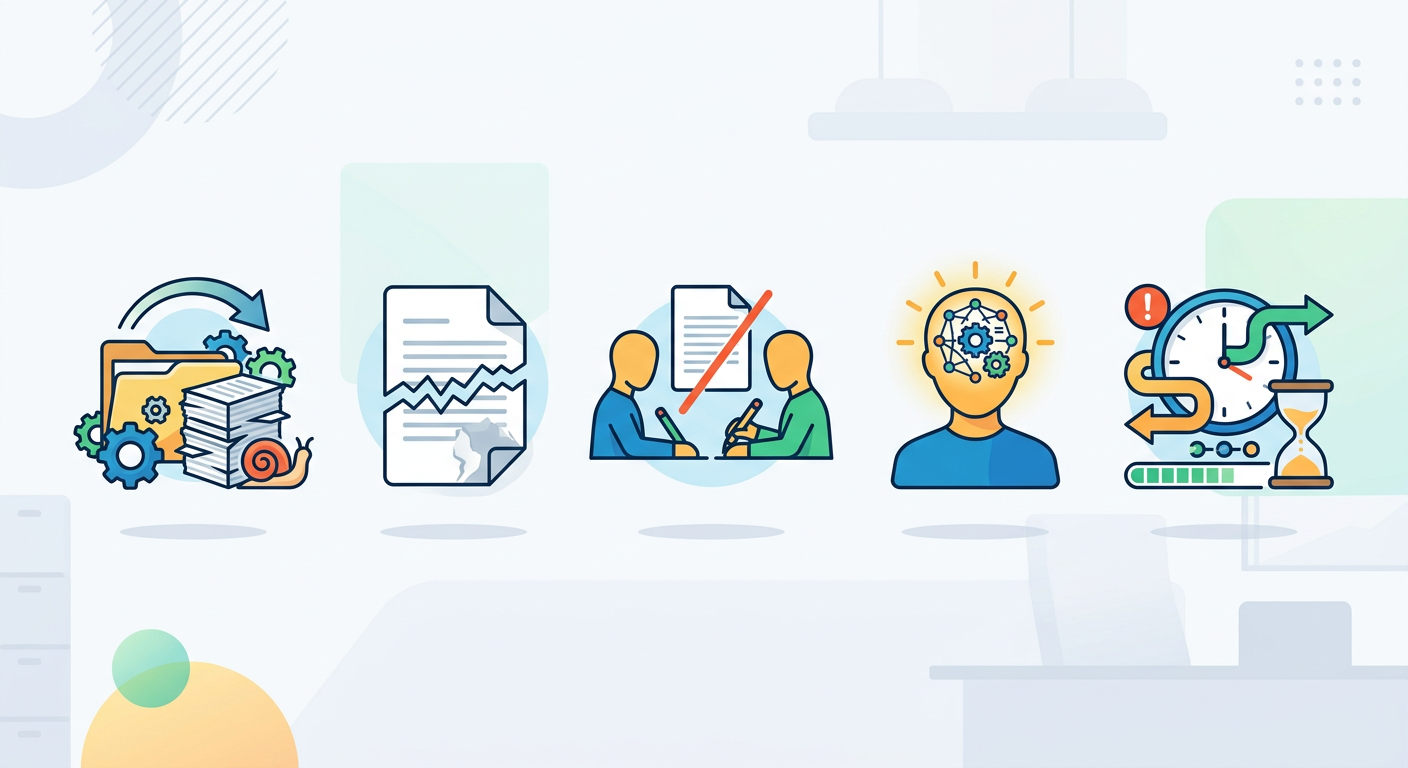 Excel管理が限界を迎える5つのサイン:ファイルが重い・壊れる・同時編集できない・属人化・集計に時間がかかる