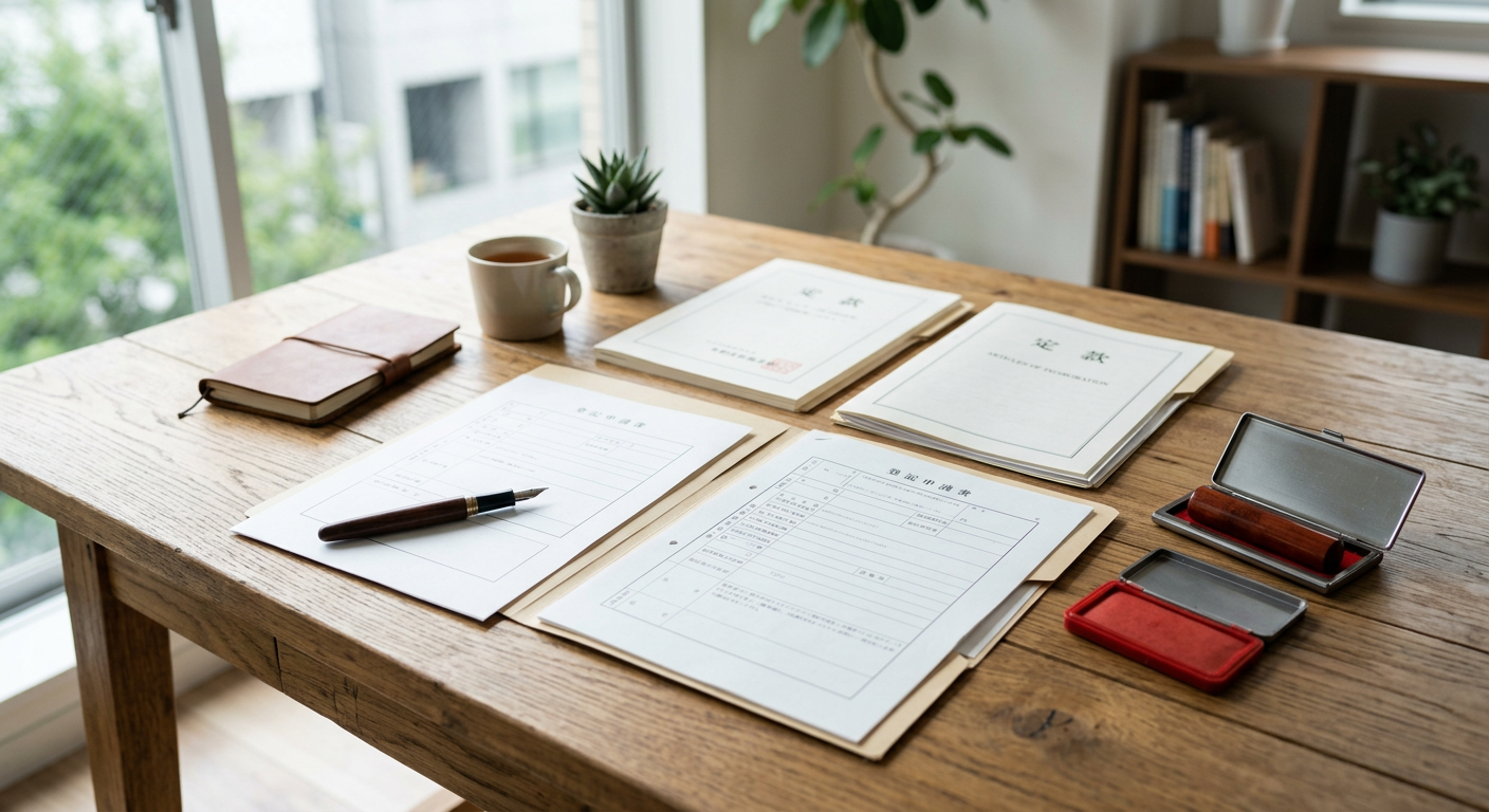 法人設立の書類との格闘