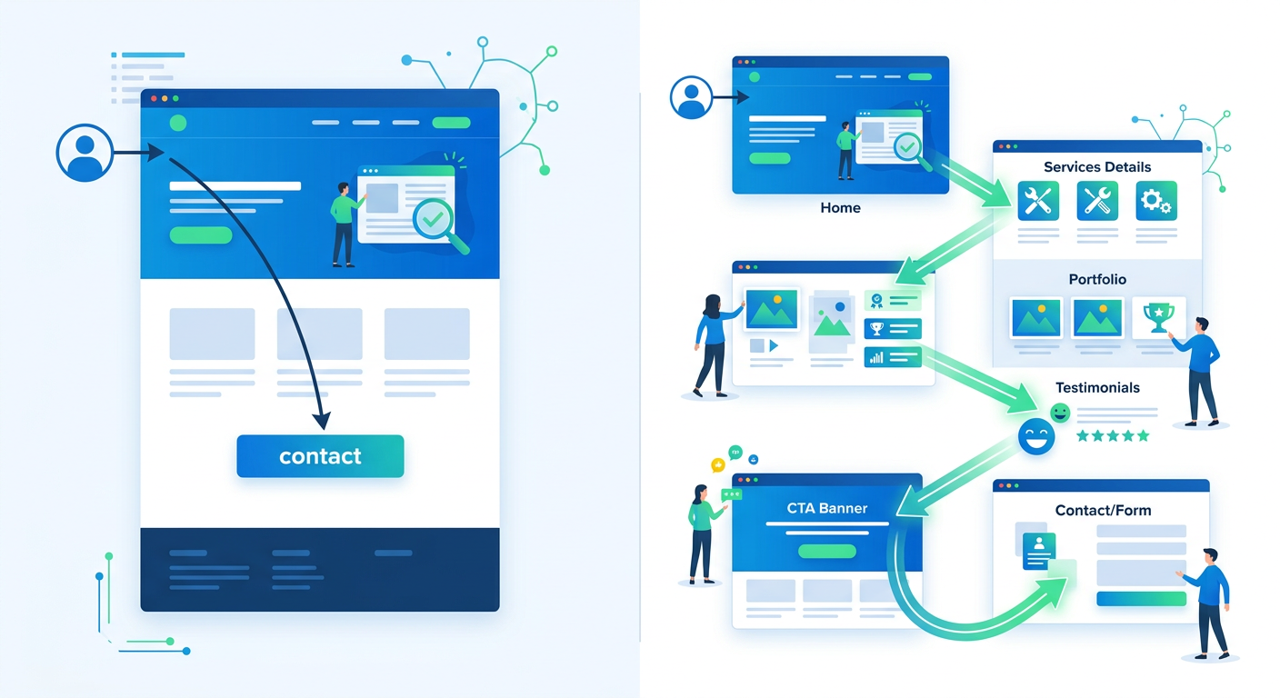 良い動線と悪い動線の比較