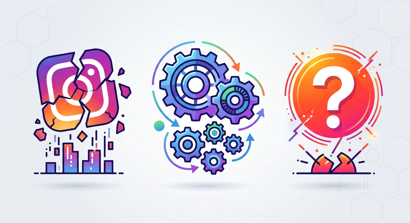 Instagramだけに頼る集客は、プラットフォーム依存・アルゴリズム変更・信頼性の3つのリスクがある