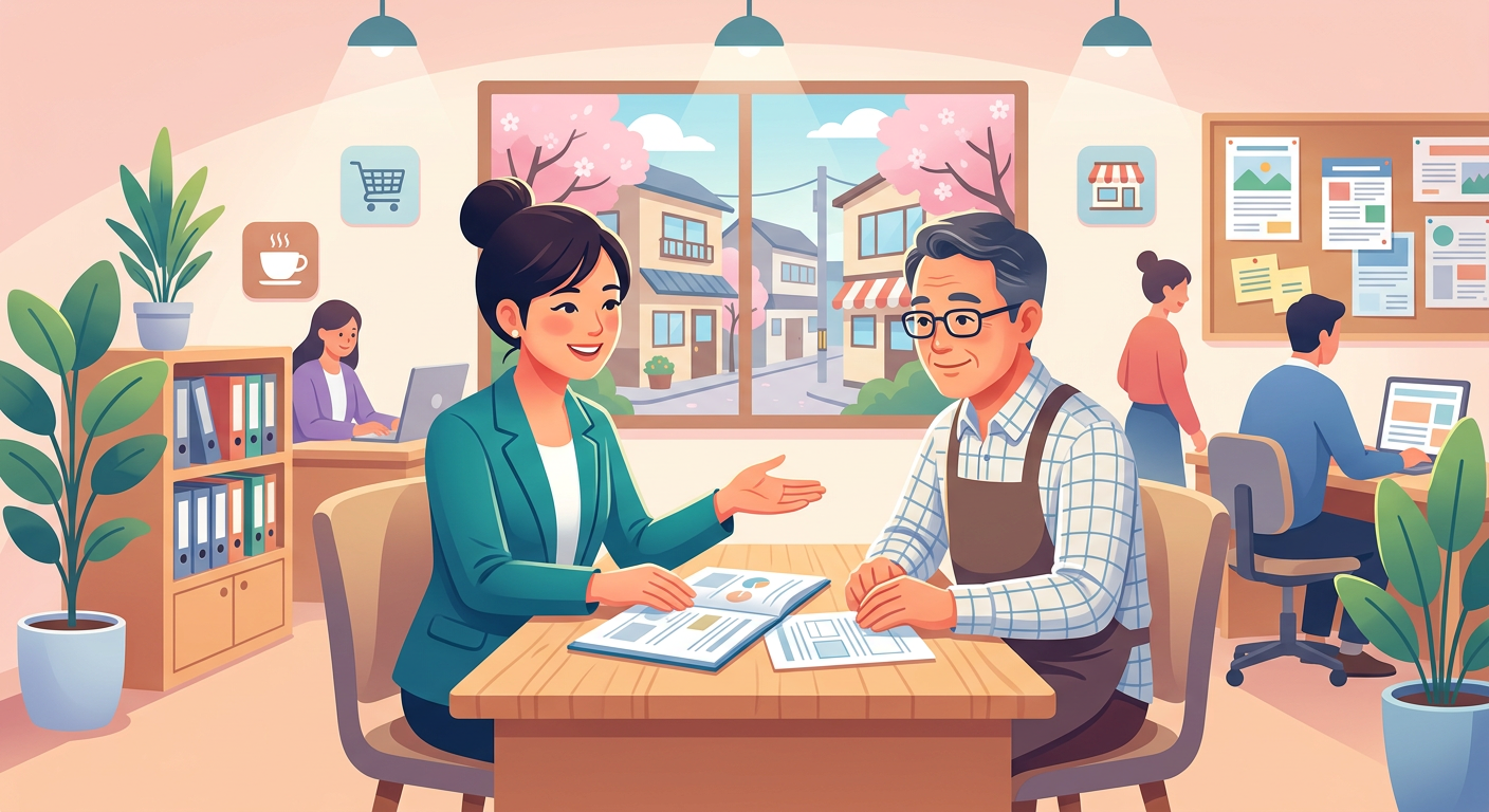 迷ったら地域の相談窓口へ。申請サポートが受けられます