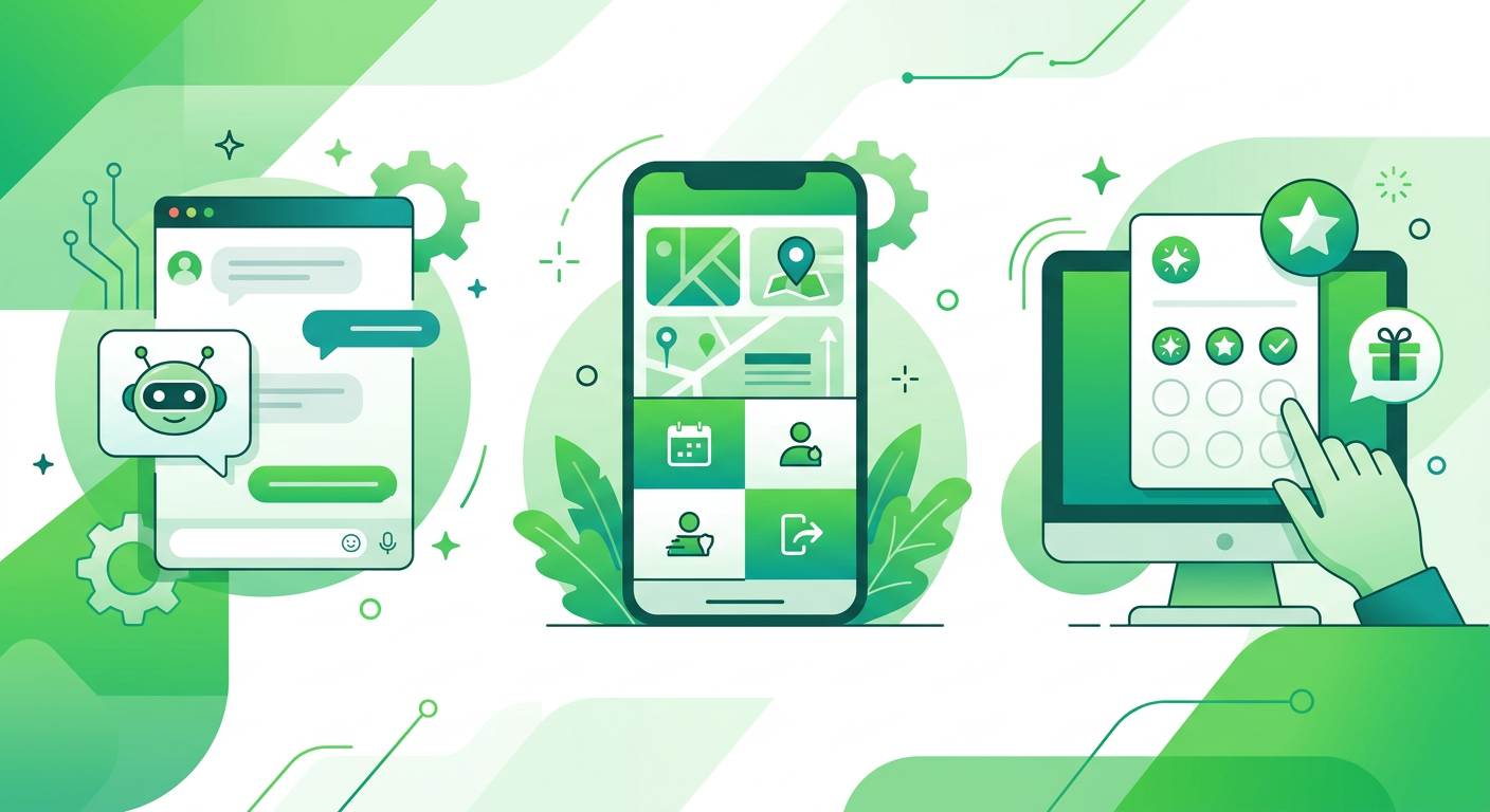 LINE予約の3つの機能