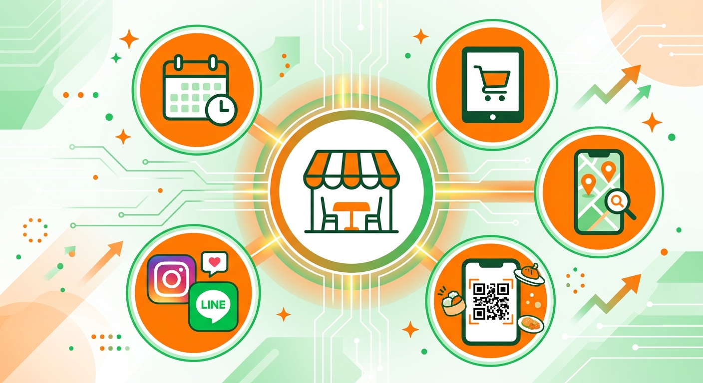 飲食店DXの5つの施策