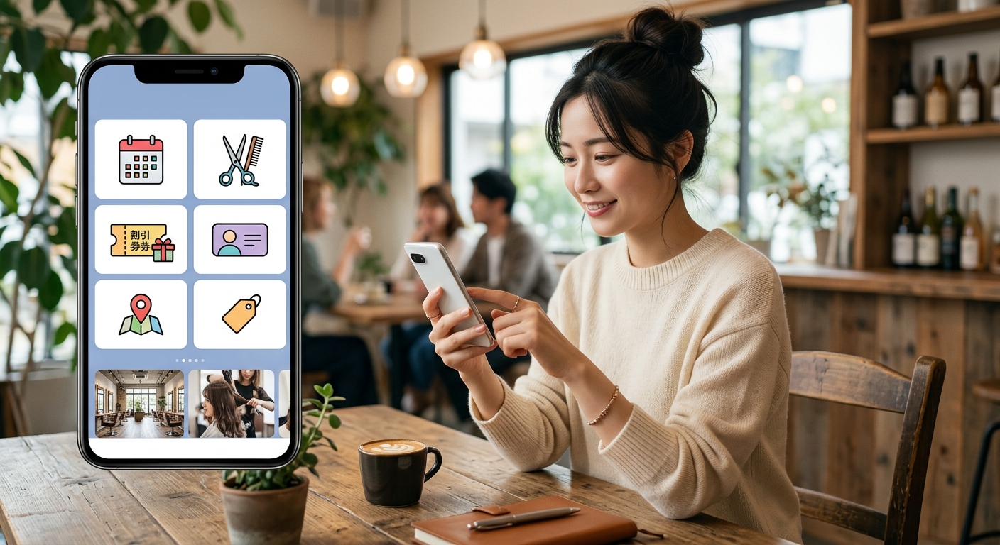 LINEで美容室の予約