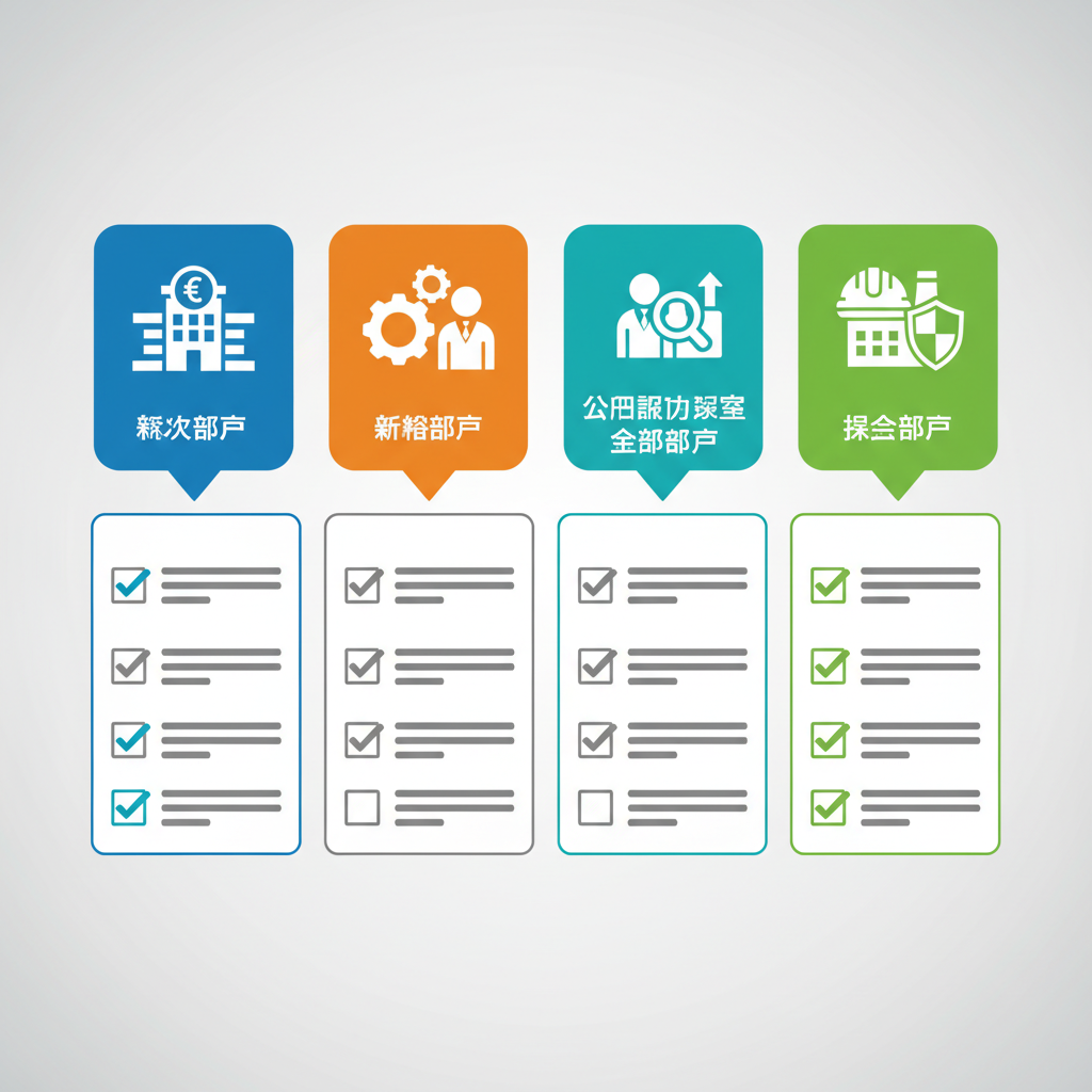 届出先一覧チェックリスト