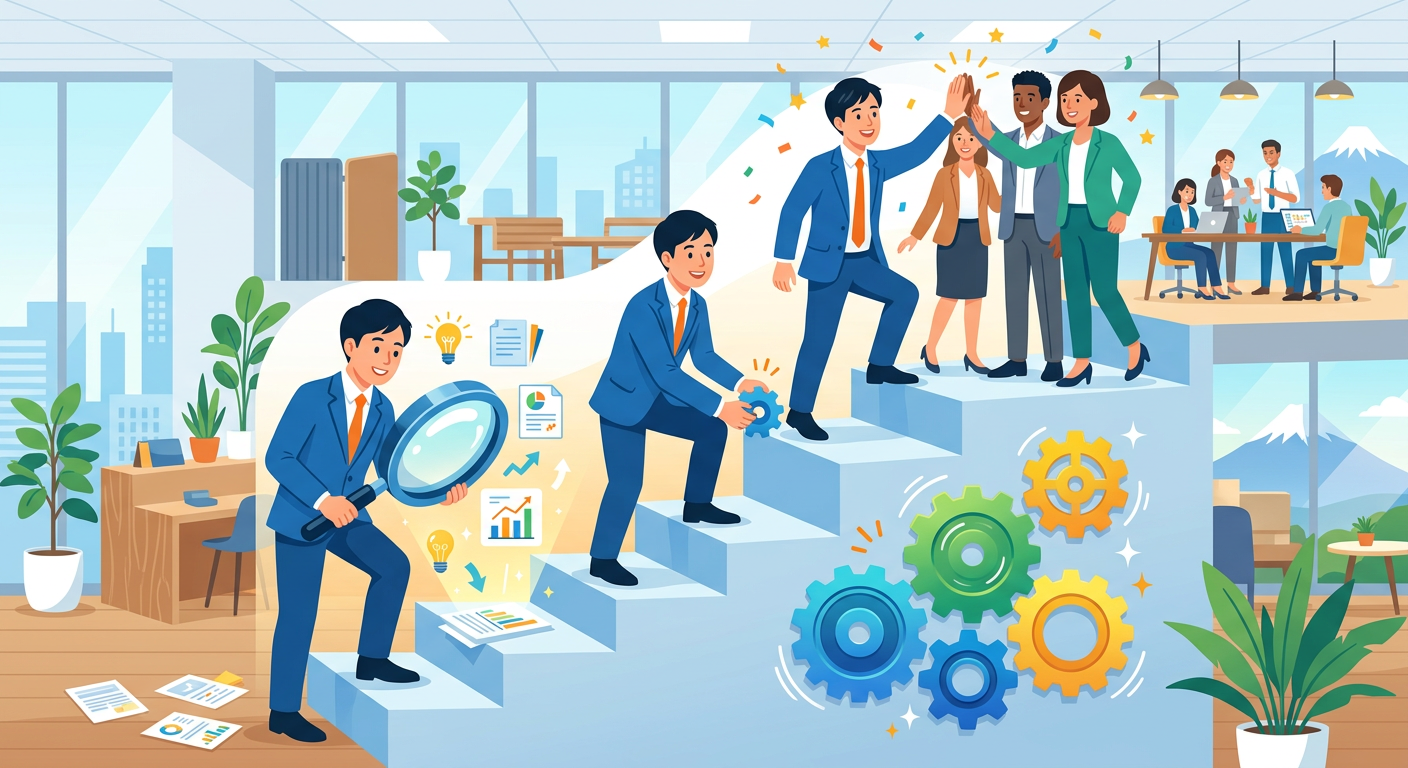 DX導入の3ステップ