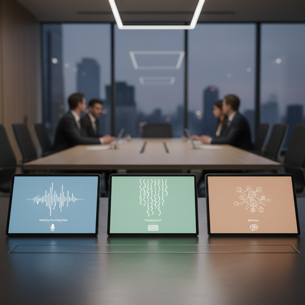 AIで議事録を要約