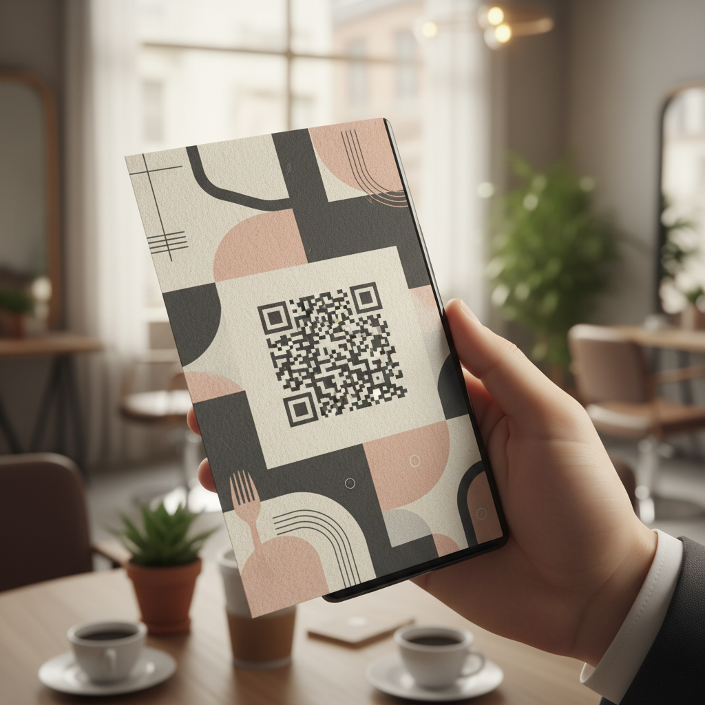 QRコード付きチラシ