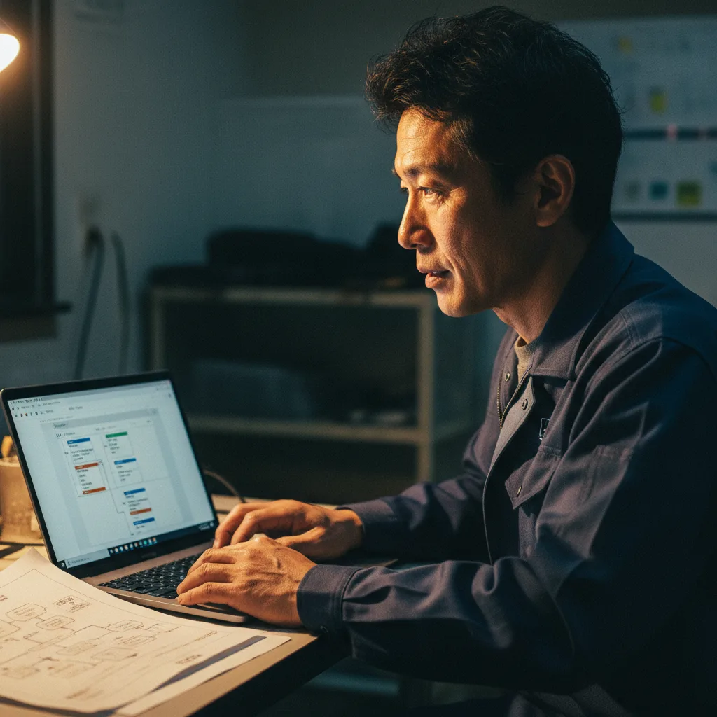 数週間後、自社専用の現場管理アプリのダッシュボード