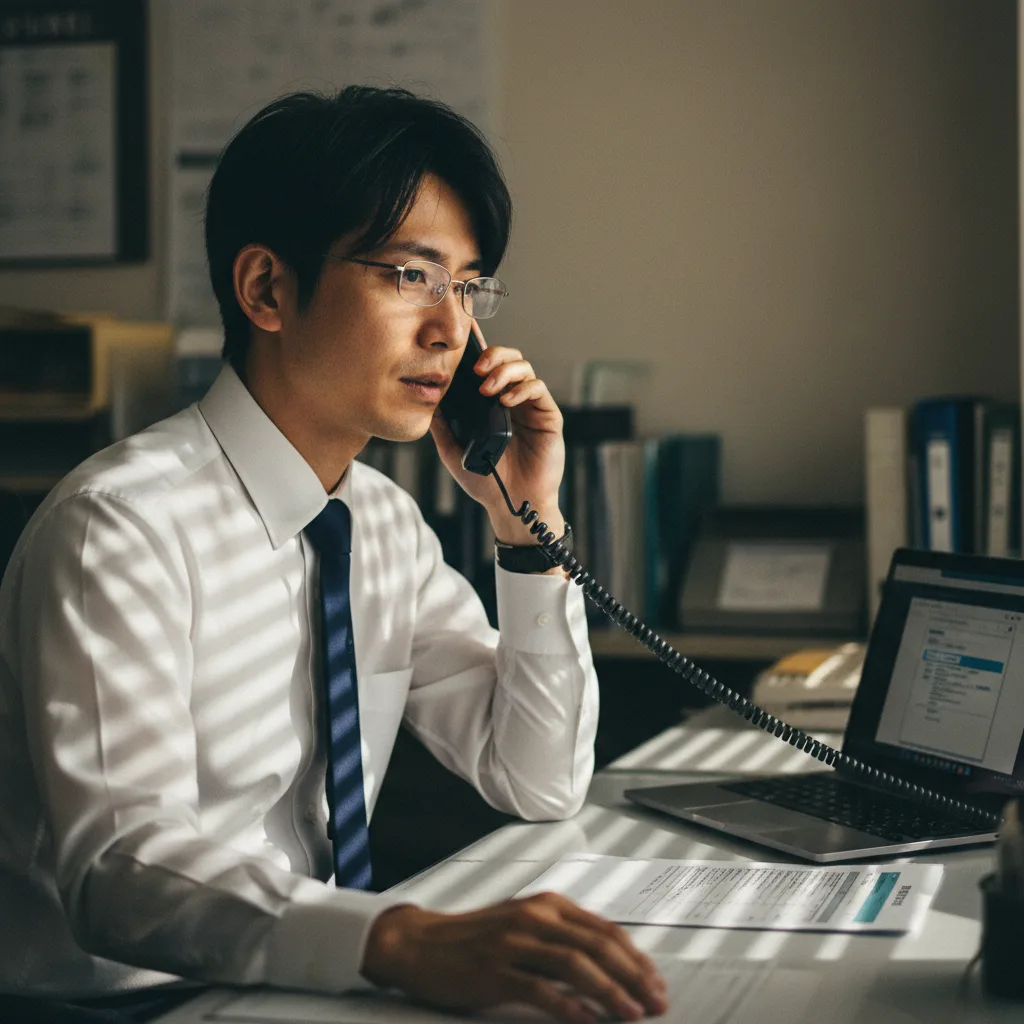 電話対応で書類作成の集中が切れる