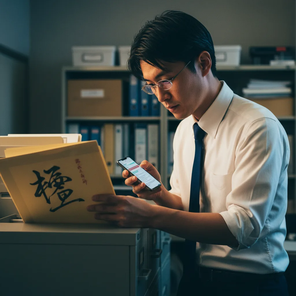キャビネットからFAQ・テンプレ集を引っ張り出す
