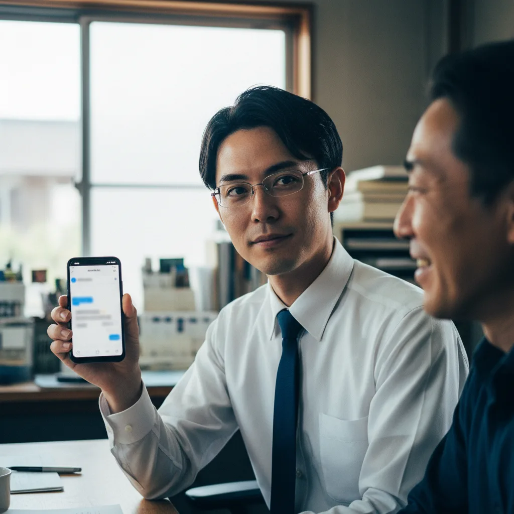中小企業経営者がサイトのチャットで補助金要件を確認